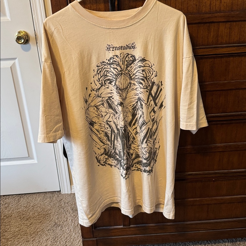 Graphic Beige T-Shirt